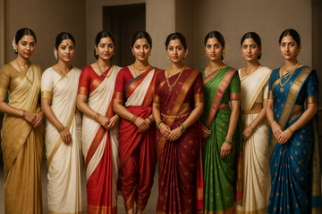 The Timeless Art of Saree Draping: A Visual Journey Through India’s Iconic Styles