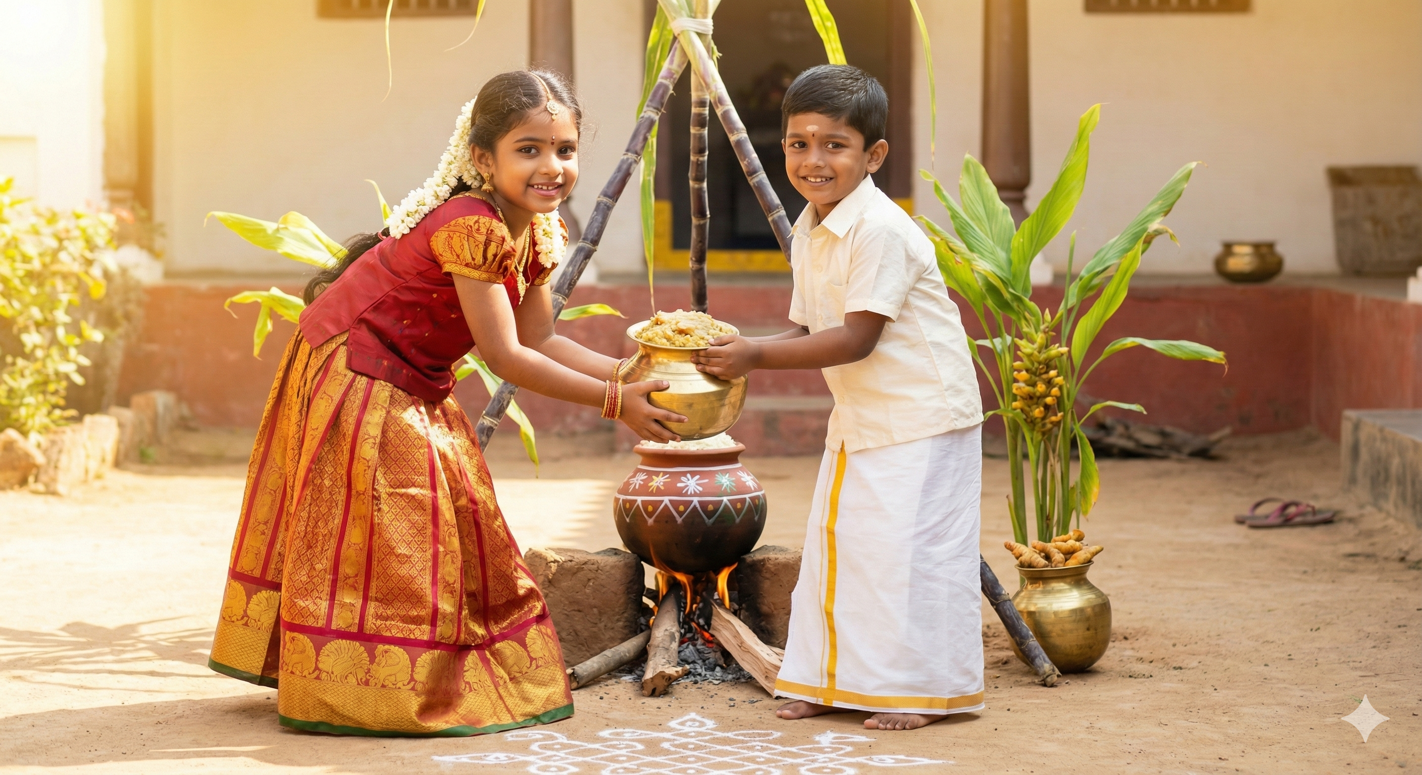 Pongal Traditional Dress for Kids in 2026 | Diadem Pongal Traditional Dress for Kids in 2026 | Diadem