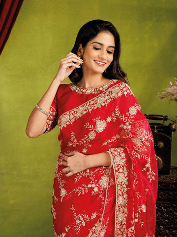 Organza Saree for Wedding: Elegant Trends to Try in 2025
