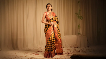 Different Art Forms in Fusion Kanchipuram Sarees - Diadem