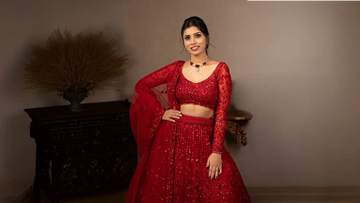 red lehengas in chennai