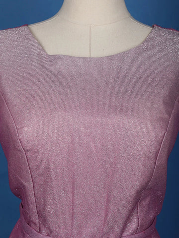 Ombre Effect Shimmer Solid Party Wear Gown - Diadem