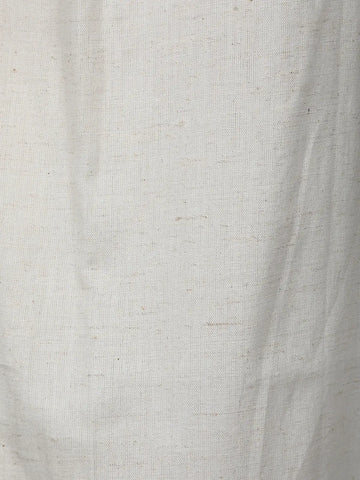 White Floral Design Cotton Salwar Suit - Diadem