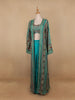 Blue Floral Designed Georgette Palazzo Salwar Suit - Diadem