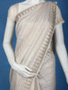 Off-White Lined Sequins Organza Designer Saree - Diadem