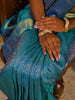 Blue Monotone Pure Kanchipuram Silk Saree - Diadem
