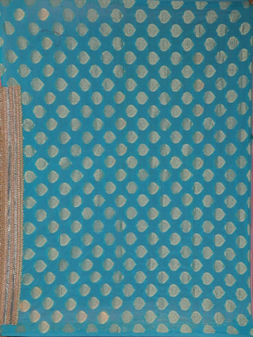 Light Pink Party Wear Tissue Saree - Diadem