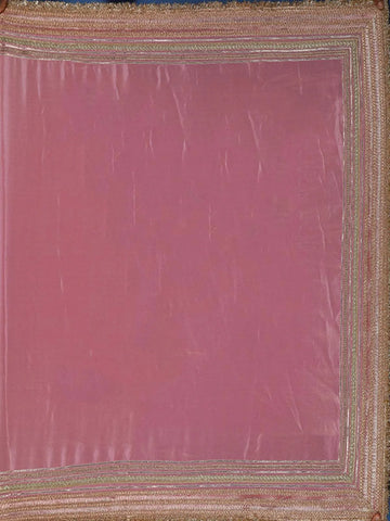 Light Pink Party Wear Tissue Saree - Diadem