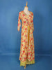 Yellow Floral Printed Palazzo Salwar Suit and Jacket - Diadem