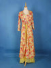 Yellow Floral Printed Palazzo Salwar Suit and Jacket - Diadem