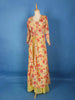 Yellow Floral Printed Palazzo Salwar Suit and Jacket - Diadem