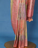 Pale Pink Floral Designed Bridal Banarasi Silk Saree - Diadem