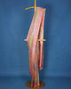 Pale Pink Floral Designed Bridal Banarasi Silk Saree - Diadem