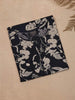 Black Floral Printed Cotton Rayon Kurti - Diadem