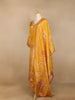 Mustard Yellow Floral Print Tissue Straight Cut Salwar Suit - Diadem