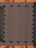 Black Leaf Designed Cotton Fancy Saree - Diadem