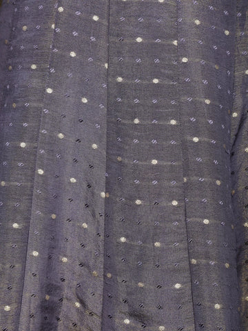 Smoky Lavender Sequins Embroidery Gown - Diadem