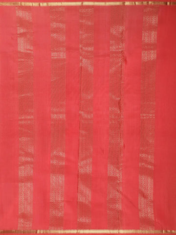 Dark Pink Rudraksha motif Woven Pure Kanchipuram Silk Saree - Diadem