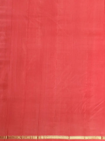 Dark Pink Rudraksha motif Woven Pure Kanchipuram Silk Saree - Diadem