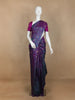 Navy Blue Floral Woven Pure Kanchipuram Silk Saree - Diadem