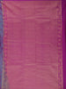 Navy Blue Floral Woven Pure Kanchipuram Silk Saree - Diadem