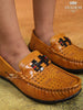 Tan Flat Loafers for Boys - Diadem