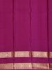 Purple Floral Motifs Pure Kanchipuram Silk Saree - Diadem