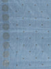 Blue Abstract Designed Semi Tussar Silk Saree - Diadem