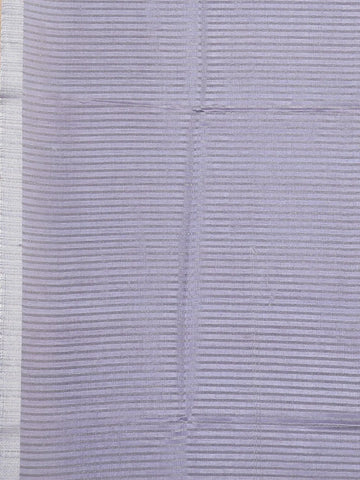 Purple Abstract Designed Semi Tussar Silk Saree - Diadem
