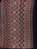 Navy Blue Ajrak Print Mul Mul Cotton Saree - Diadem