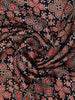 Navy Blue Ajrak Print Mul Mul Cotton Saree - Diadem