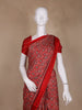 Maroon Ajrak Print Mul Mul Cotton Saree - Diadem
