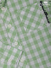 Light Green Checked Full Sleeve Cotton Shirt - Diadem