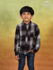 Black and White Checked Full Sleeve Cotton Shirt - Diadem