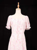 Light Pink Frock Adorned with Flower Designs - Diadem