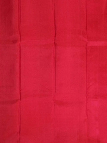 Black Pure Kanchipuram Bridal Silk Saree with Peacock Motifs on the Body and without Border - Diadem