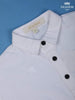 White Plain half Sleeve Cotton Shirt - Diadem