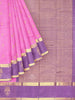 Purple Kanchipuram Pattu Saree with Zari Butta & Zari Border - Diadem
