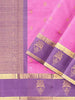Purple Kanchipuram Pattu Saree with Zari Butta & Zari Border - Diadem