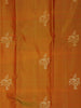 Brown Pure Kanchipuram Bridal Silk Saree with Floral Motif on the Body with Zari Border - Diadem