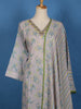 Lavender Floral Printed Cotton Salwar Suit - Diadem