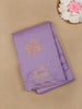 Violet Floral Designed Fancy Art Silk Saree - Diadem