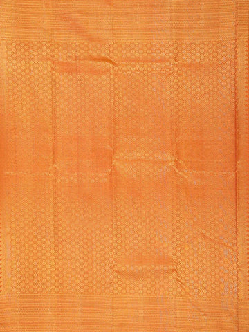 Pink Pure Kanchipuram Bridal Silk Saree with Zari Brocade on the body and Contrast Zari Border - Diadem