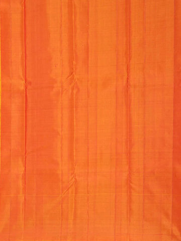 Pink Pure Kanchipuram Bridal Silk Saree with Zari Brocade on the body and Contrast Zari Border - Diadem