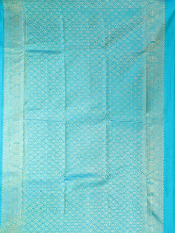 Violet Pure Kanchipuram Silk Saree with Diamond Motif on the Body and without Border - Diadem