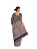 Black Pure Kanchipuram Pattu Saree with Zari Brocade on the body and Zari Border - Diadem