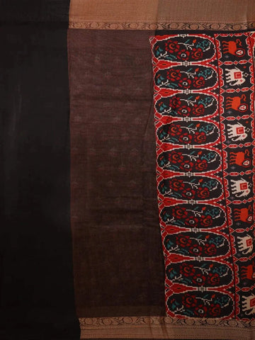 Light Pink Banarasi Silk Saree with Birds and Floral Design on the Body with Contrast Zari Border - Diadem