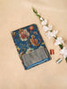 Blue Banarasi Silk Saree with Floral Jacquard Design on the Body with Zari Border - Diadem
