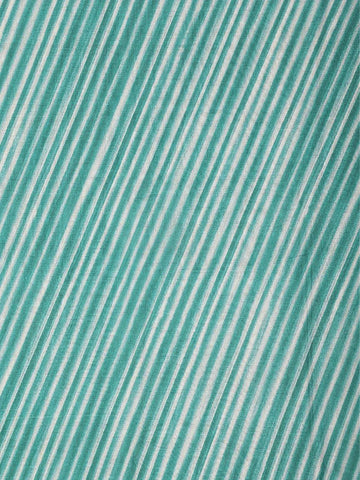 Green Chanderi Silk Saree with Stipes Design on the Body with Matching Border - Diadem