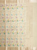 Beige Tussar Silk Saree with Floral Designs on the Body and with Designed Border - Diadem